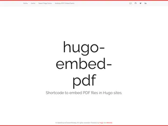 Hugo Embed Pdf Shortcode screenshot