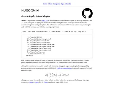 Hugo Xmin screenshot